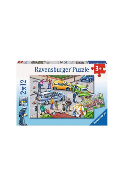 RAVENSBURGER Police Puzzle, 2X12 Pieces