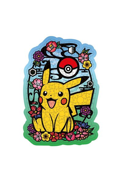 RAVENSBURGER Puzzle Lemn Pikachu 300 pieces