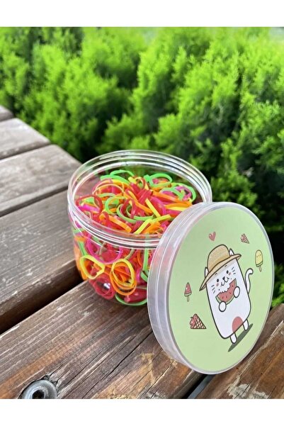 zyc 500 bucăți de agrafe elastice pentru împletitură de păr, care nu se rup, în cutie