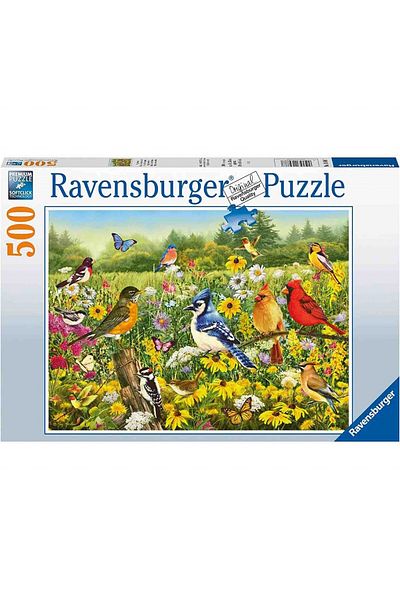 RAVENSBURGER Colorful Birds Puzzle, 500 Pieces