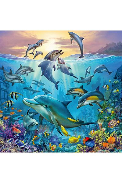 RAVENSBURGER Underwater World Puzzle, 3X49 Pieces