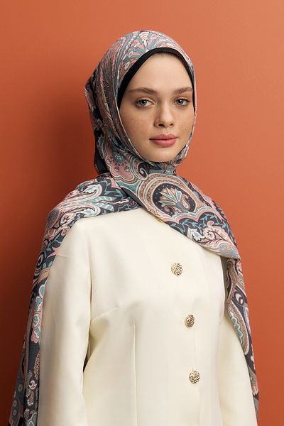 Qef Deluxe Summer Shawl Jade Gray