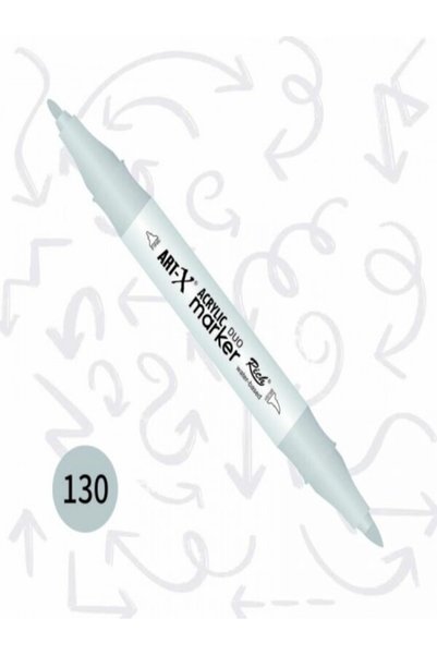 Gulcerenhobi Double Ended Acrylic Marker Pen (Can Be Applied to Any Surface) 1-6 mm Tip