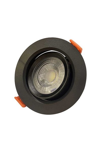 Cata Ack 5W Black 3000K Recessed Round Leddownlight Ad01-00501