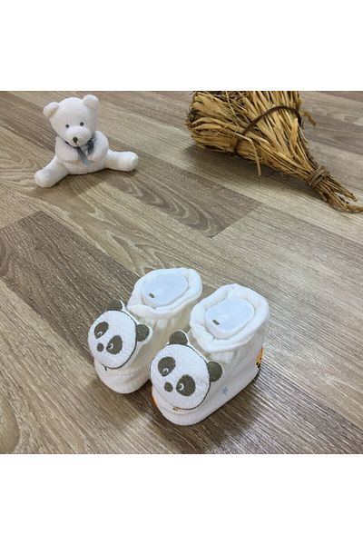 Bamoola Newborn Zilli Combed Cotton Booties 3D (teddy bear - Cat - Butterfly - Rabbit)