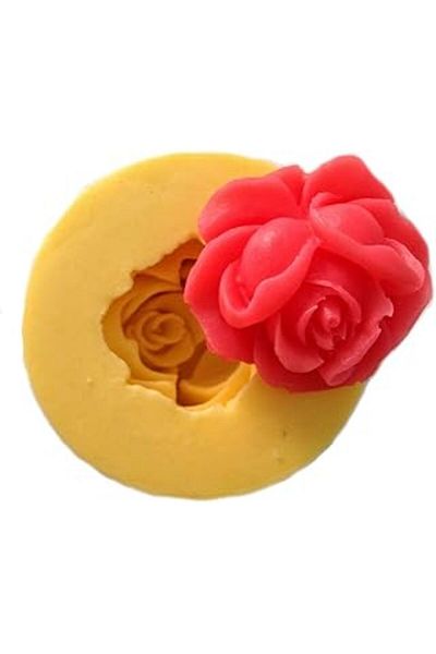 Hepta Collection Rose Patterned Silicone Pastry and Candy Dough Mold
