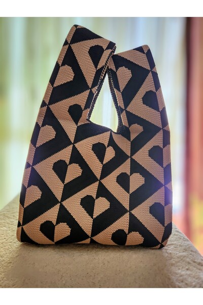 ARONA Women's Hand Bag Knitted Mini Hand