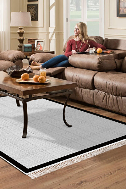 Genel Markalar Kaymaz Taban Djt Banyo Mutfak Salon Halı Saray Deri Saçaklı Do...