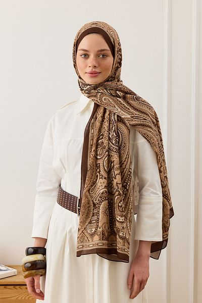Qef Deluxe Summer Shawl - Alice Brown