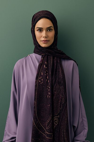 Qef Deluxe Summer Shawl Noa Plum