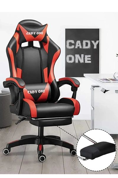 Cady One Gaming chair with adjustable leather backrest and comfortable headrest
