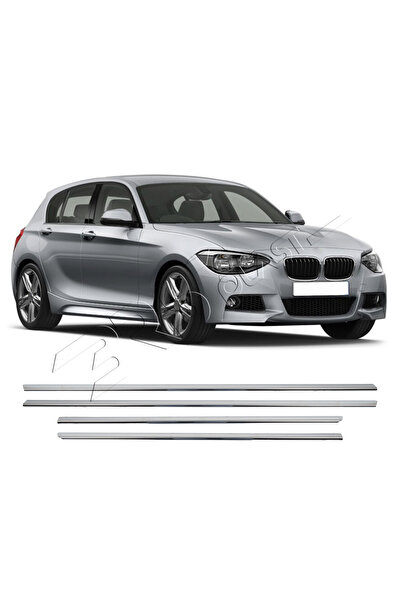 BRSPLAST Bmw F20/f21 Uyumlu 2011-2019 Krom Cam Çıtası 4 Parça Paslanmaz Çelik