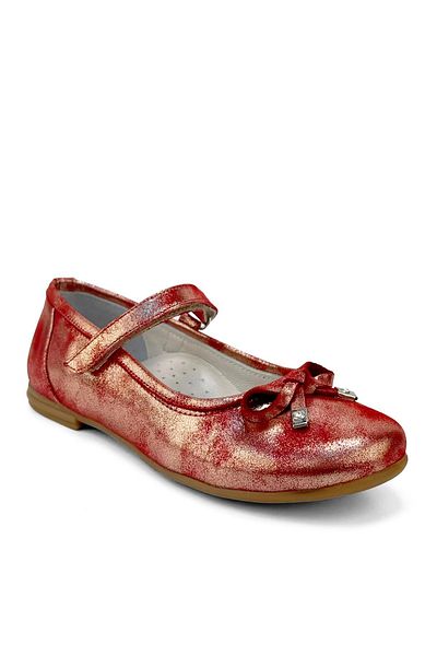 Cici Bebe Ayakkabı Genuine Leather Red Girl's Ballerinas