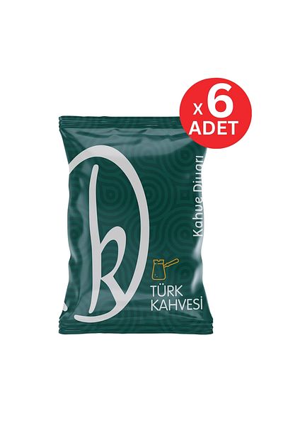 Kahve Diyarı Turkish Coffee 100 Gr Foil X6 Pieces