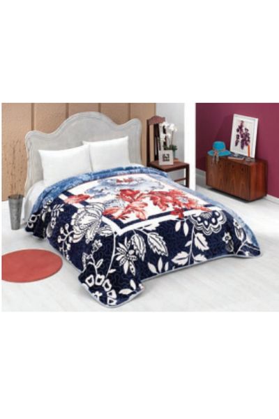 MİNK Κουβέρτα Blue Mink - 1101 Model Double Lacasa