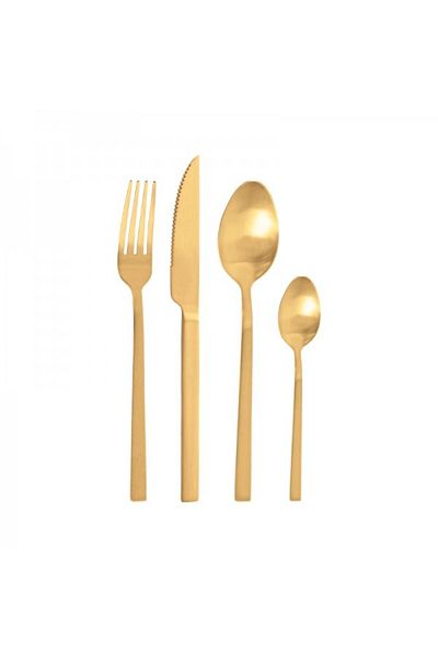 Pintinox Cutlery set, 24 pieces, Pintinox Duke Gold
