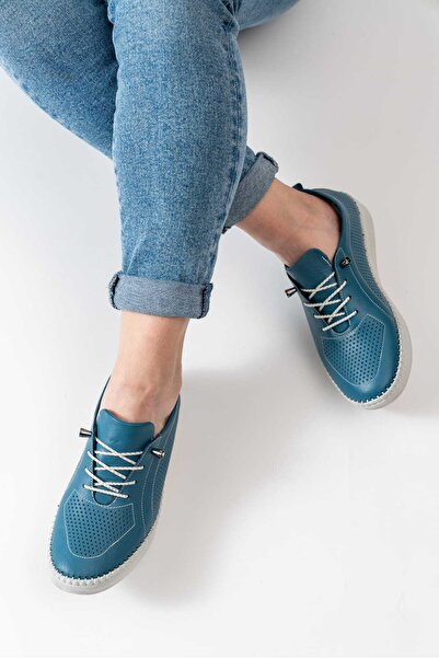 D&M DANİ&MARCA Women's Inner Outer Genuine Leather Shoes, Women's Casual Shoe...