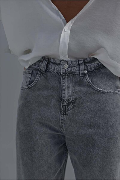 OUTFİT MAN Men's Baggy Jeans, Black Color