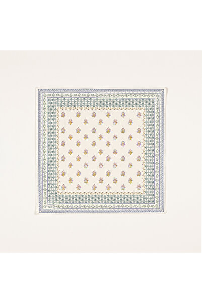 Zsa Zsa Zsu Nilüfer Baskılı Pamuk Keten Pamuk Keten Peçete 45x45 Cm Renkli
