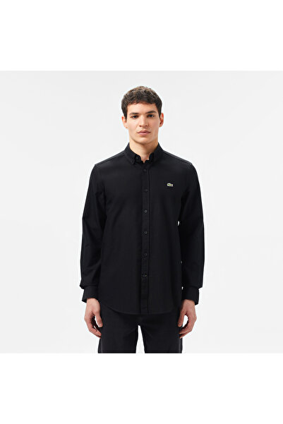 Lacoste Erkek Slim Fit Siyah Gömlek