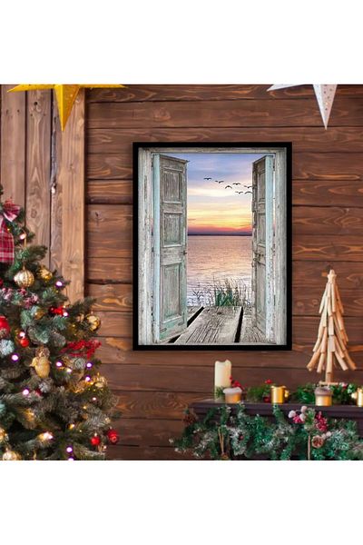 OZN AKSESUAR 5D Diamond Stone Mosaic Tapestry Kit 50X40Cm Gc89222