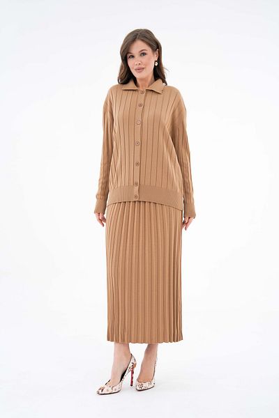 NİSUM MODA Комплект плисирана пола и яке