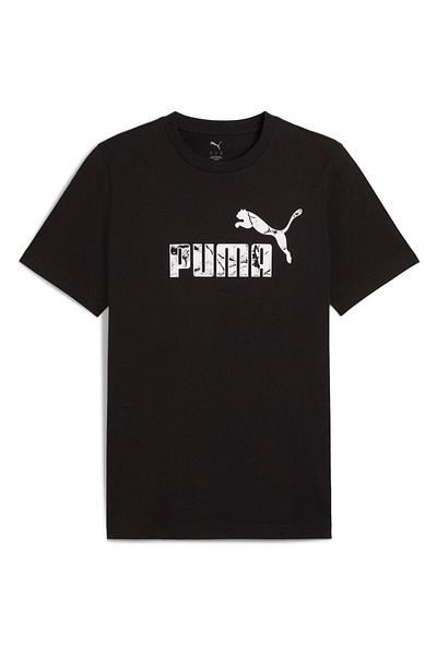 Puma Μπλουζάκι Puma Graphics No.1 Logo Tee, Μαύρο, Ανδρικό