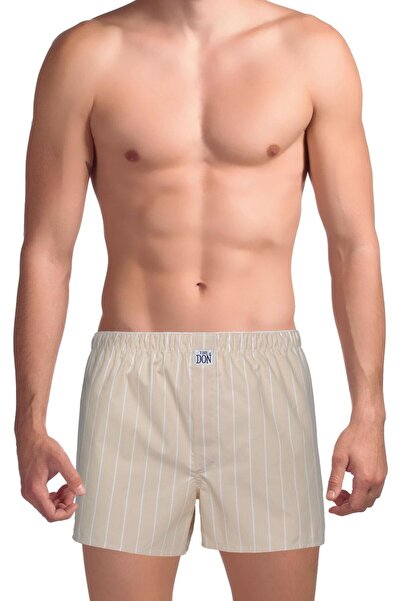 TheDon DON Poplin Чоловічі боксери пастельного кремового кольору в смужку