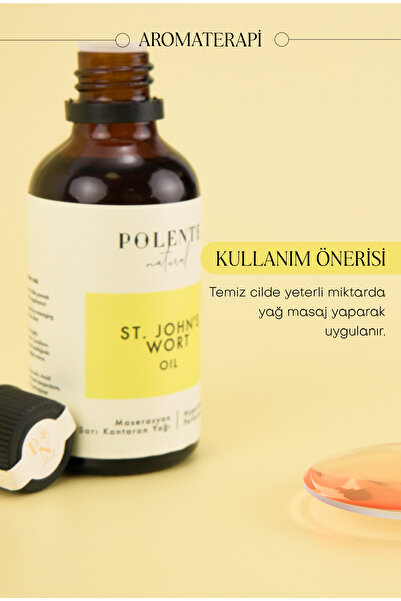 Polente Natural Sarı Kantaron Yağı - Aspir Maserasyon (50 ml)
