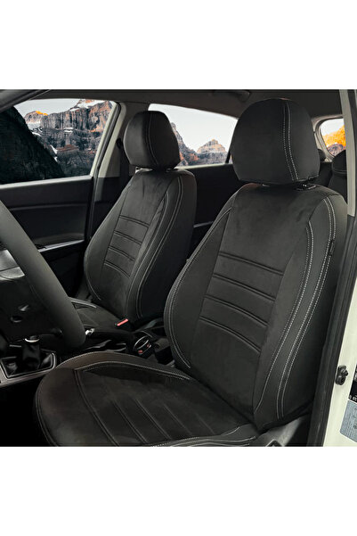 K-Design Hyundai I20 Araca Özel Oto Koltuk Kılıfı - Tay Tüyü ve 1.Kalite Deri