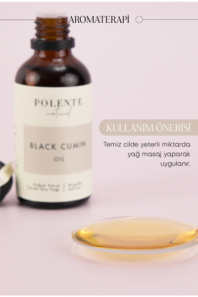 Polente Natural Çörek Otu Yağı - Soğuk Sıkım (50 ml)