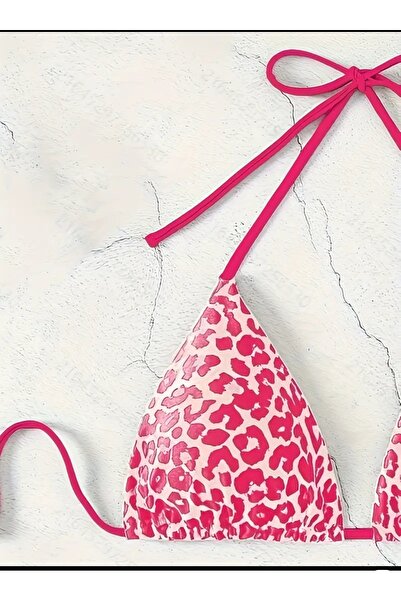 BF Bikini Fashion Ροζ μπικίνι ζέβρα