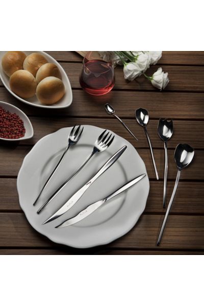 Pintinox Premium cutlery set, 24 pieces, Tulipani Extra