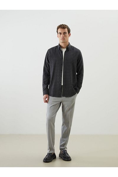 LC Waikiki Regular Fit Long Sleeve Plaid Men's Lumberjack Shirt