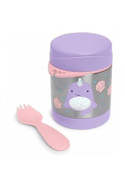 Skip Hop Zoo Stainless Steel Thermos 325ml |   Narwhal
