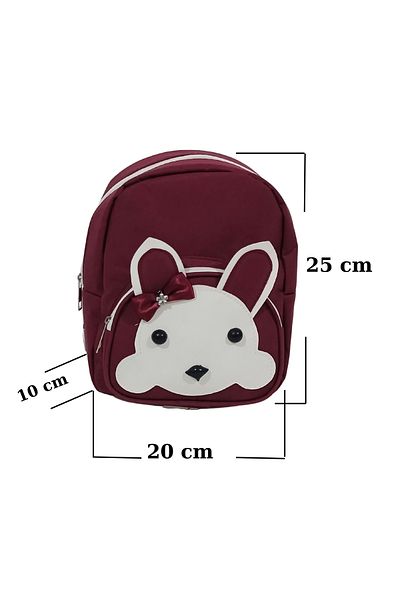 Maysa Mağazacılık Colorful Children's Backpack with Rabbit Pattern