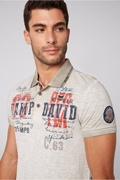 Camp David UZUN KOLLU POLO YAKA T-SHİRT