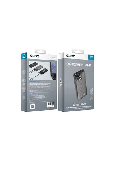 EONE Power Bank 10000mAh (20W) - Black