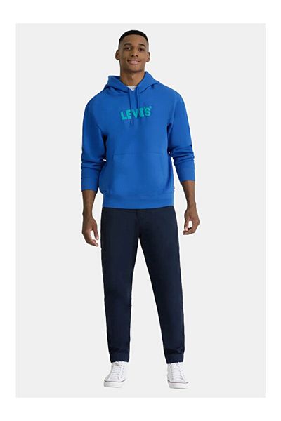 Levi's Φούτερ Levis Saks Blue Hooded Graphic - 38479-0355