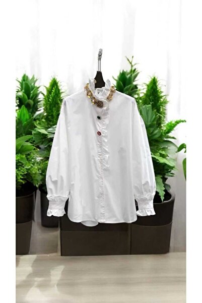 kıyı boutique İşleme detaylı tunik