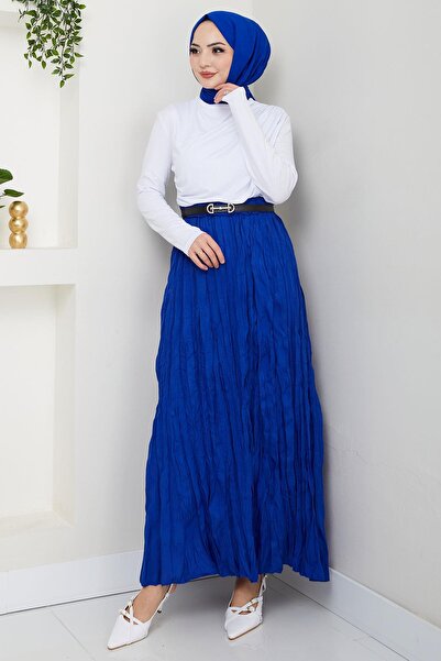 hafsamina Κρασάκι Φούστα Saks Χρώμα HM2706