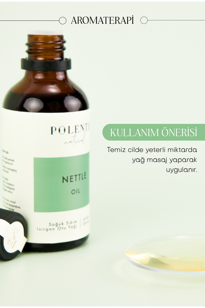Polente Natural Isırgan Otu Yağı - Soğuk Sıkım (50 ml)