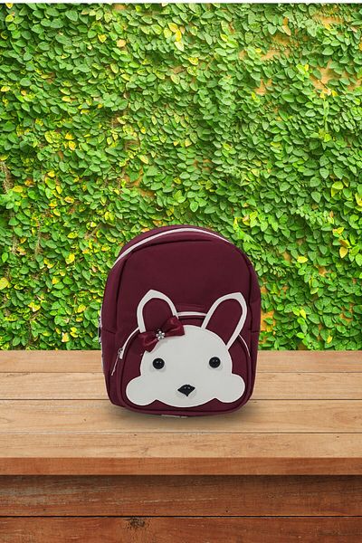 Maysa Mağazacılık Colorful Children's Backpack with Rabbit Pattern