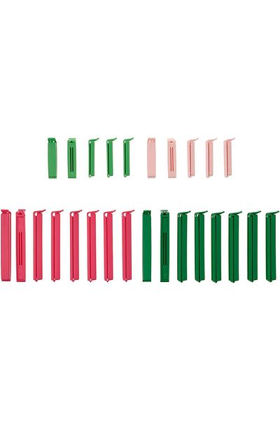 erorex Bag Sealing Clips Mixed Colors Set Of 26