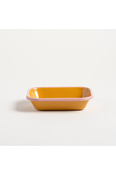 Zsa Zsa Zsu Frigya Emaye Tabak 16 Cm Altın Sarısı