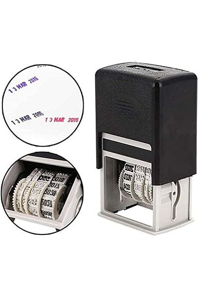 erorex Mini Date Printer Economy Date Stamp Self Inking Date Seal Stamp Great For Shipping Receiving
