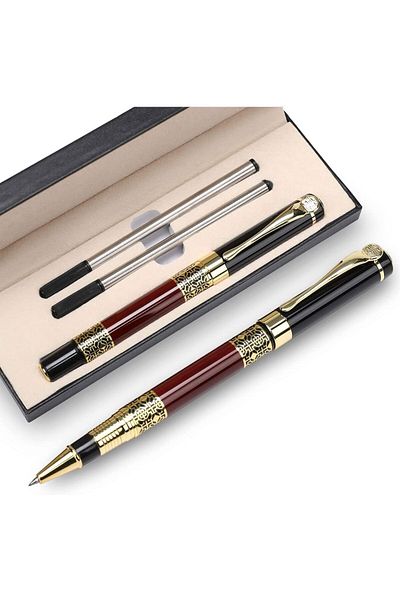 erorex Ballpoint Pen Black Refill Business Pens Luxury Pen Best Ball Pen Gift Set For Men And Women