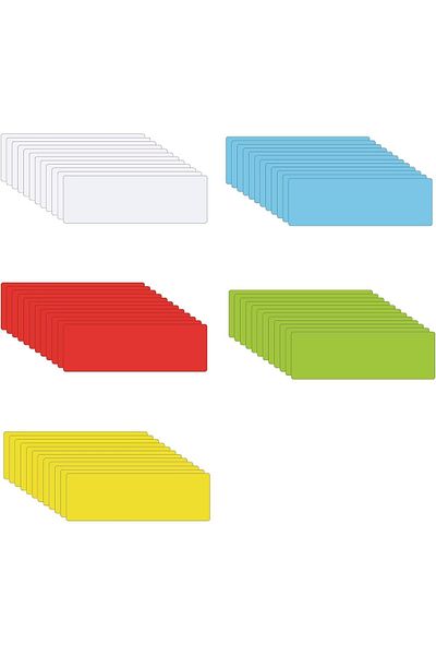 erorex Dry Erase Magnetic Labels 1X3 Inch Pack Of 60 Write On Magnets Sticker Real Waterproof Reusable For