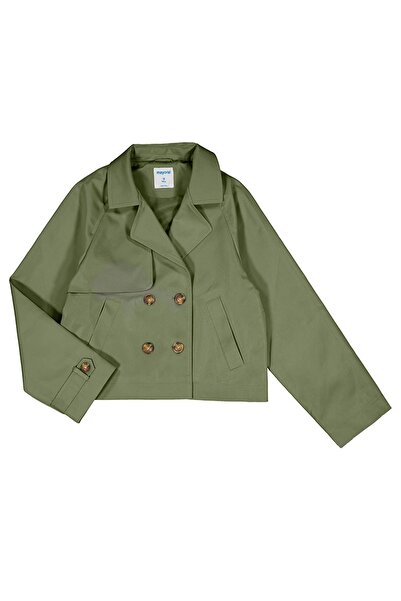 MAYORAL Yazlık - Mevsimlik Kız Çocuk Yağmurluk Ceket - Haki Yeşil