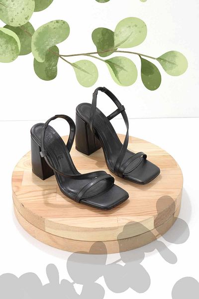 Bambi Pantofi clasici cu toc pentru femei negre K 05869021909